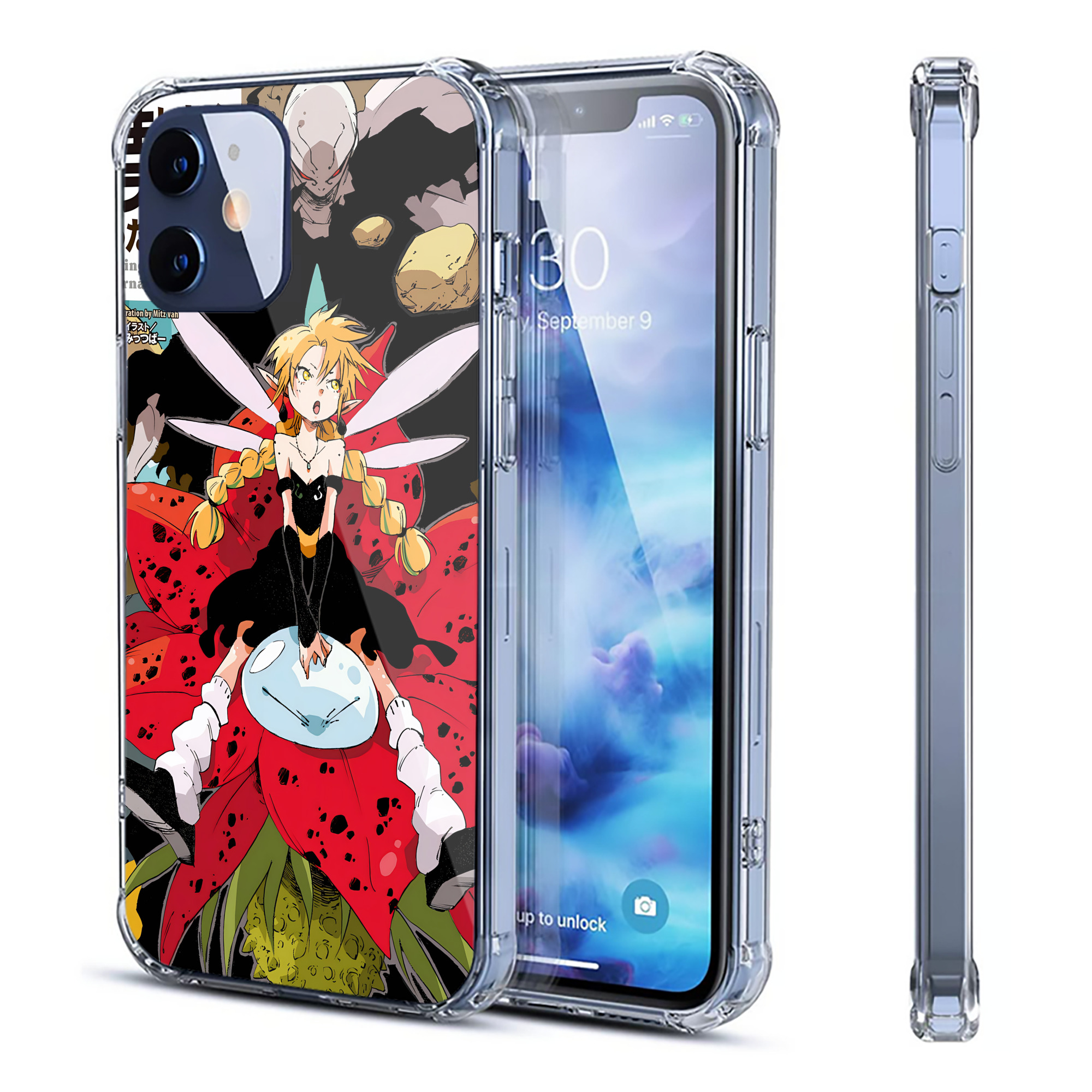 （画像用） 転スラ Regarding Reincarnated to Slime 【iPhone 12シリーズ対応】透明スマホケース（クリアソフトケース）
